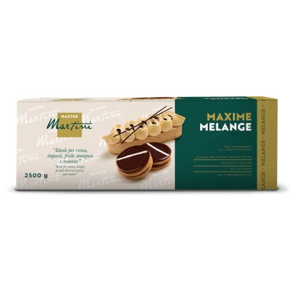 Master Martini Maxime Melange 烘焙用油脂盒装,2500克,配有巧克力和奶油装饰糕点